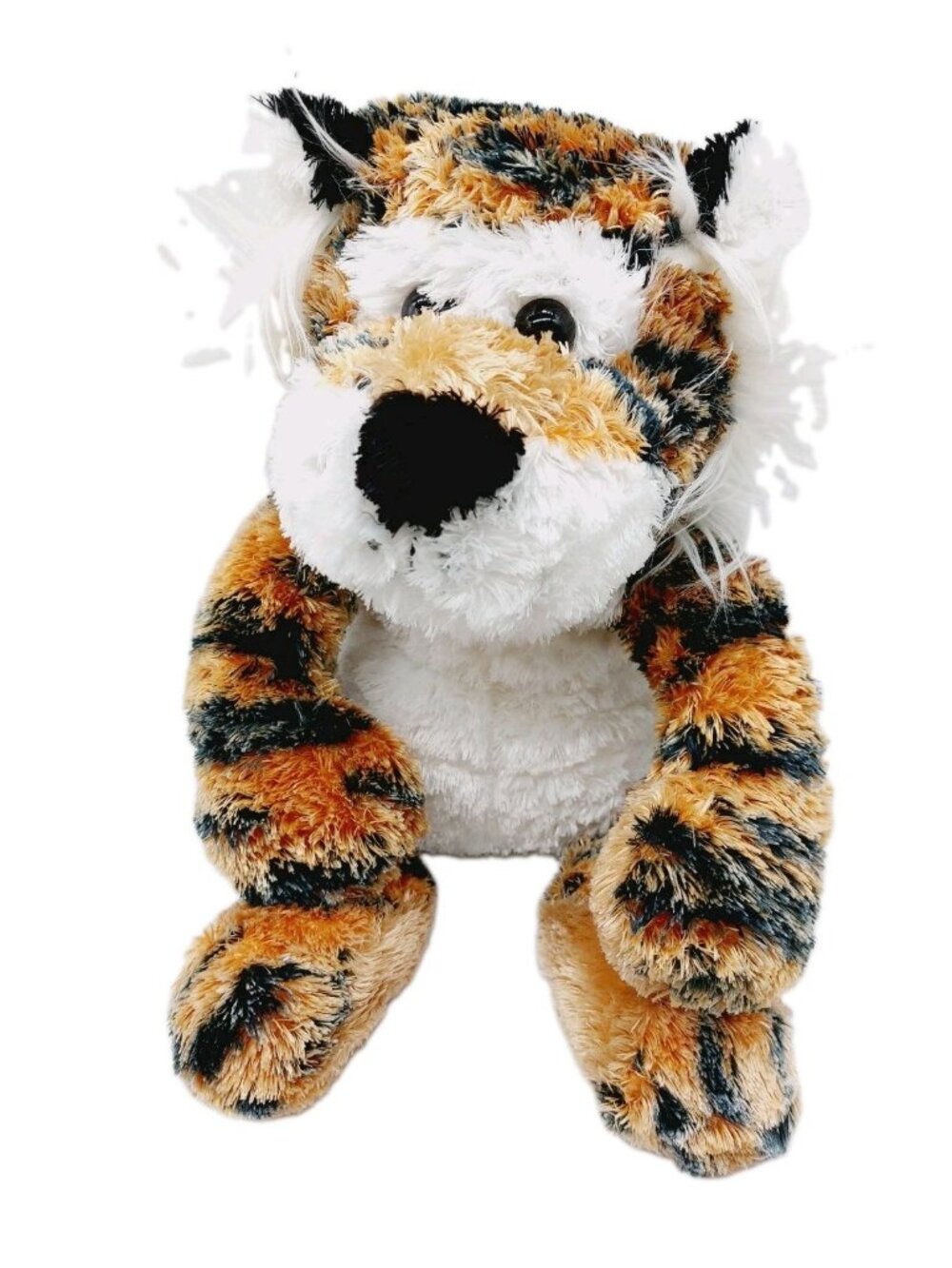 Sears Tiger Stuffed Animal Plush Bean Bag Stripes Silky 16"